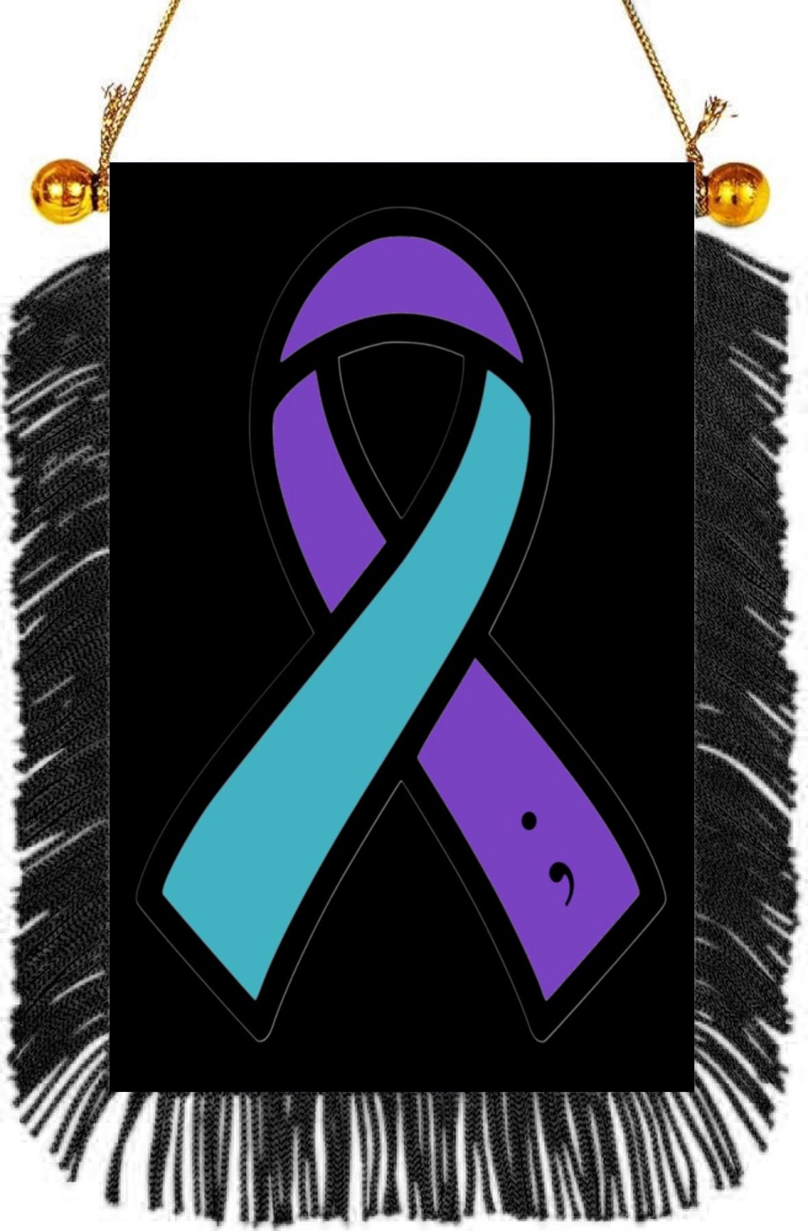 Suicide Awareness Hanging Banner 4 x 6 inch