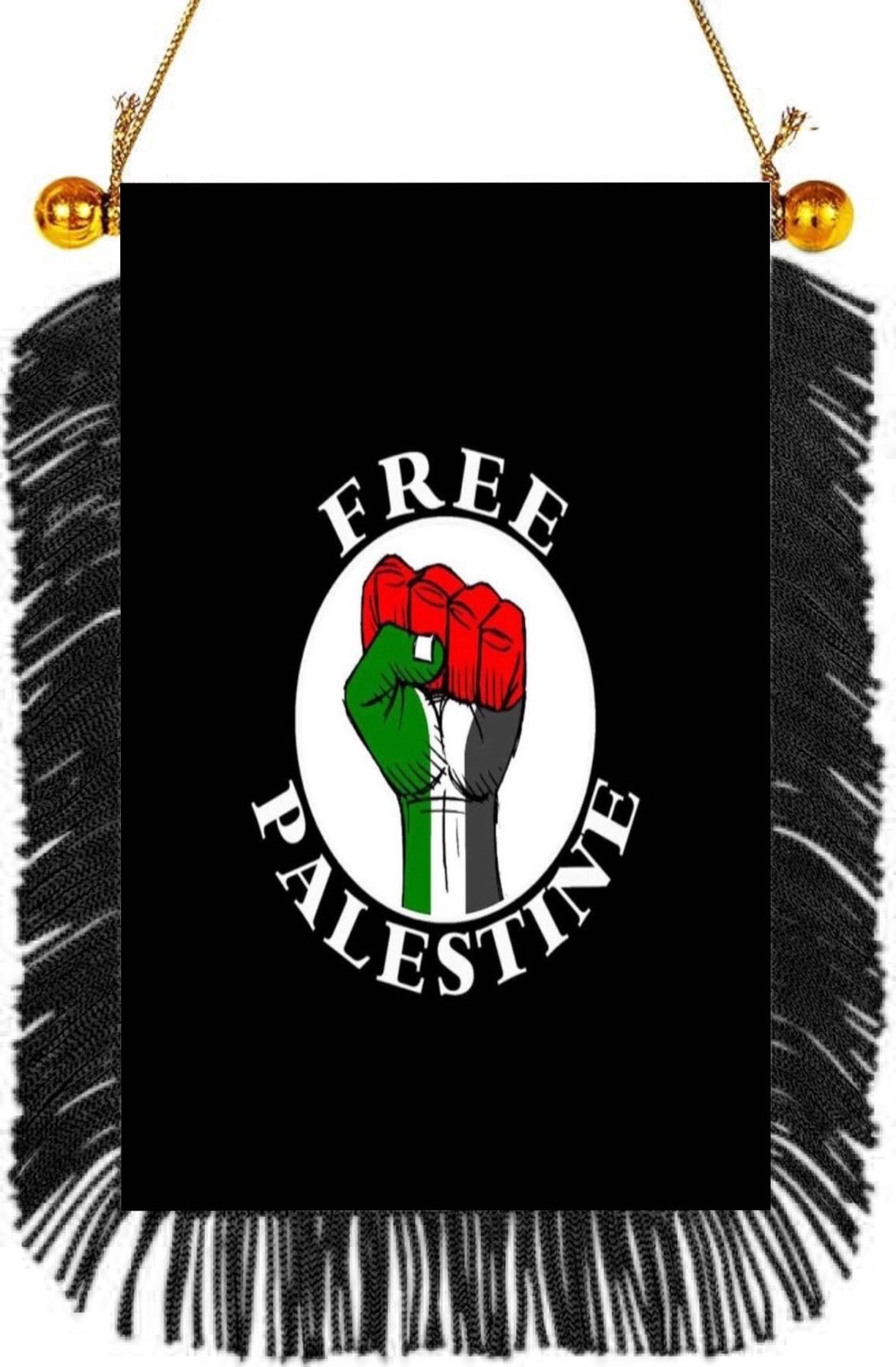 Palestine Awareness Hanging Banner 4 x 6 inch