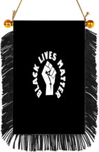 Black Lives Matter Hanging Banner 4 x 6 inch