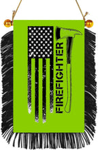 Firefighter Hanging Banner 4 x 6 inch