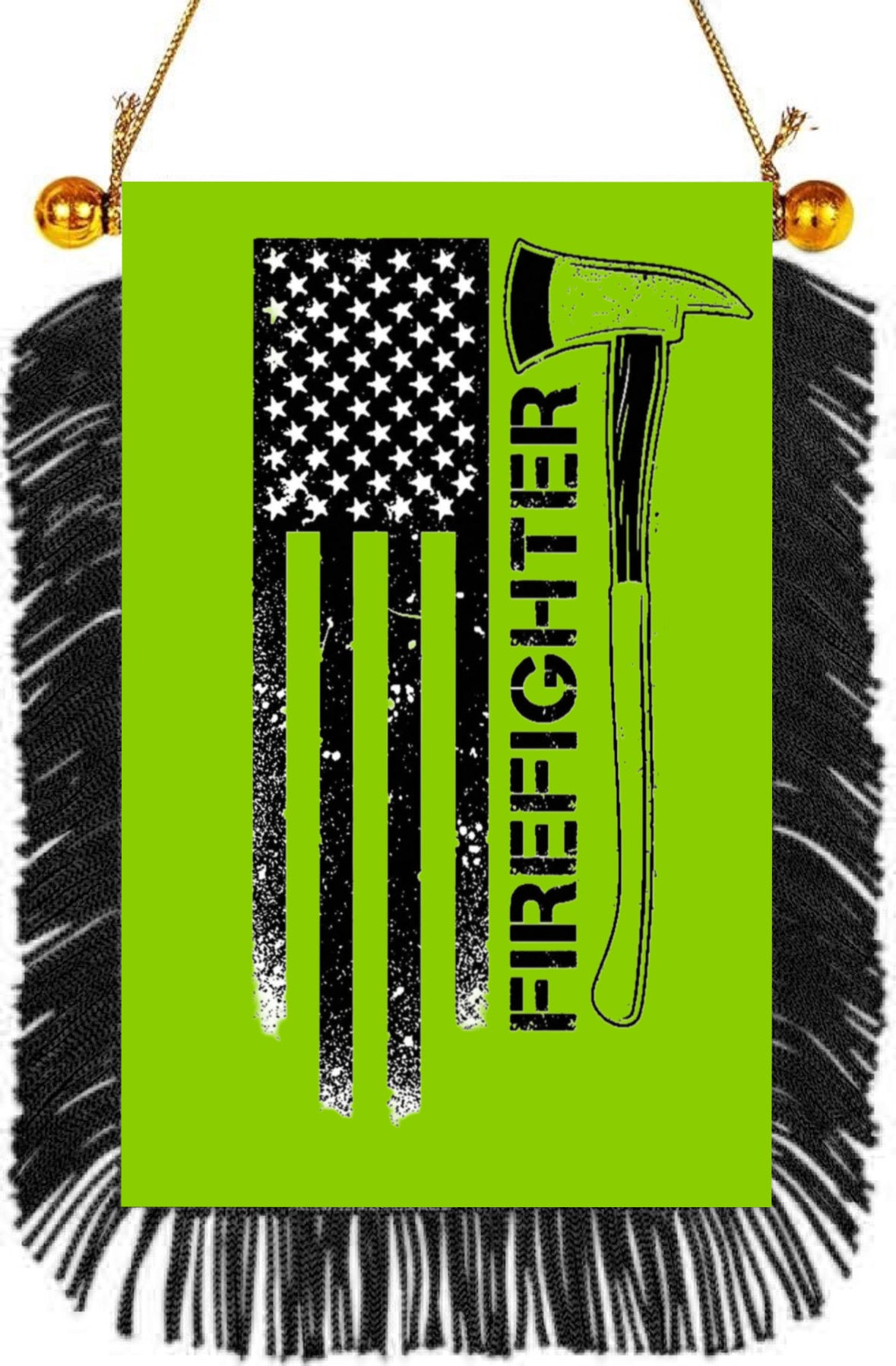 Firefighter Hanging Banner 4 x 6 inch