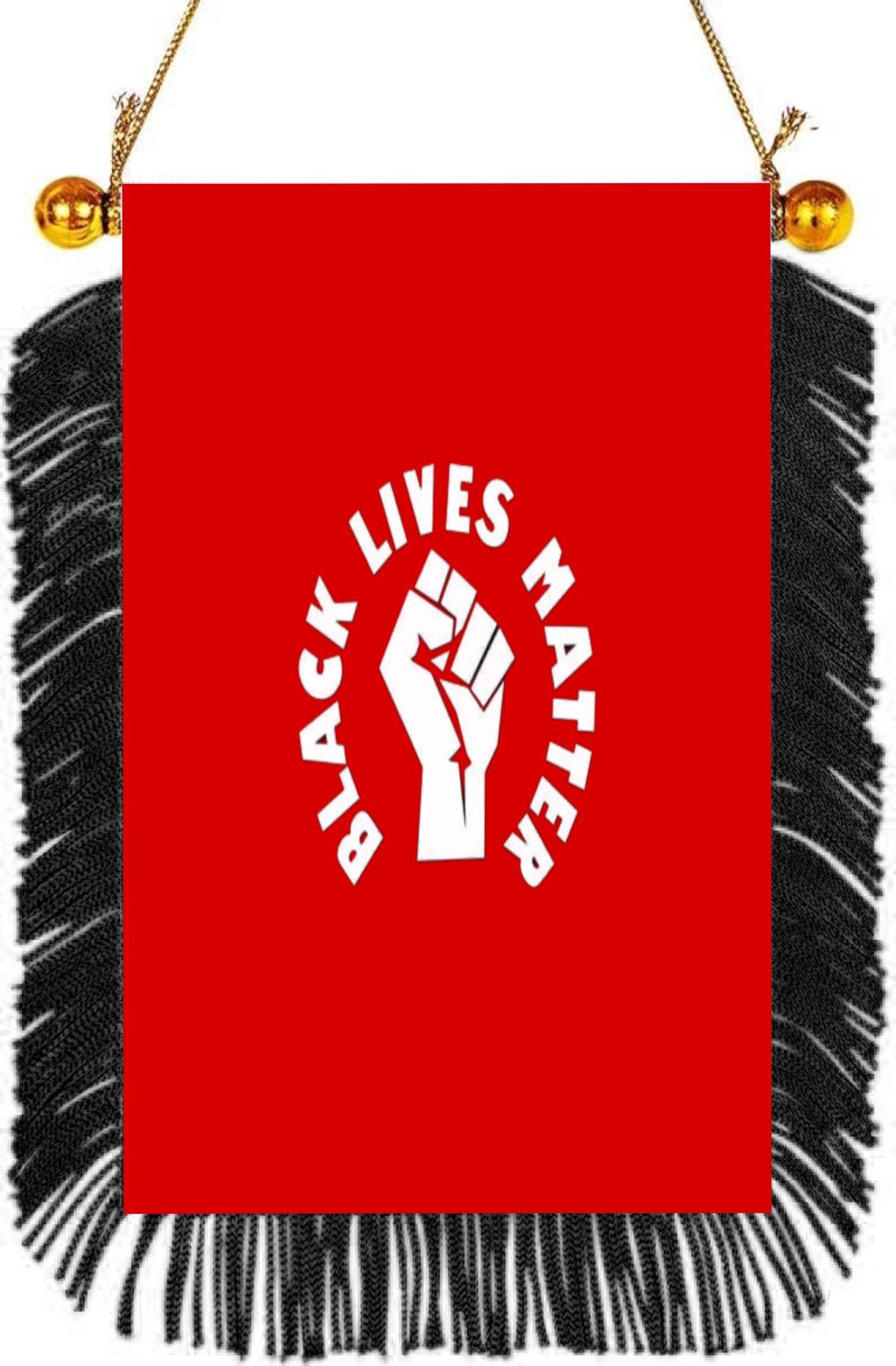 Black Lives Matter Hanging Banner 4 x 6 inch