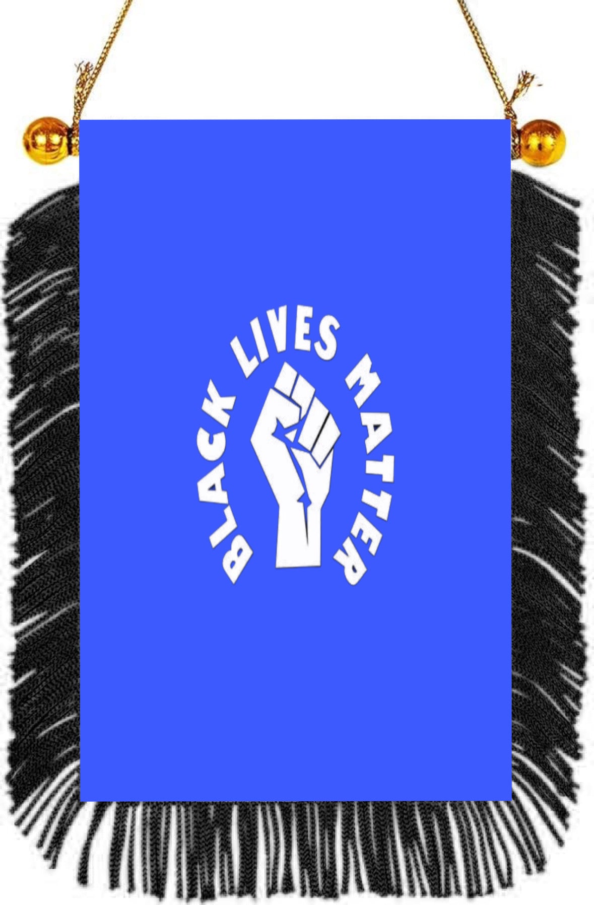 Black Lives Matter Hanging Banner 4 x 6 inch