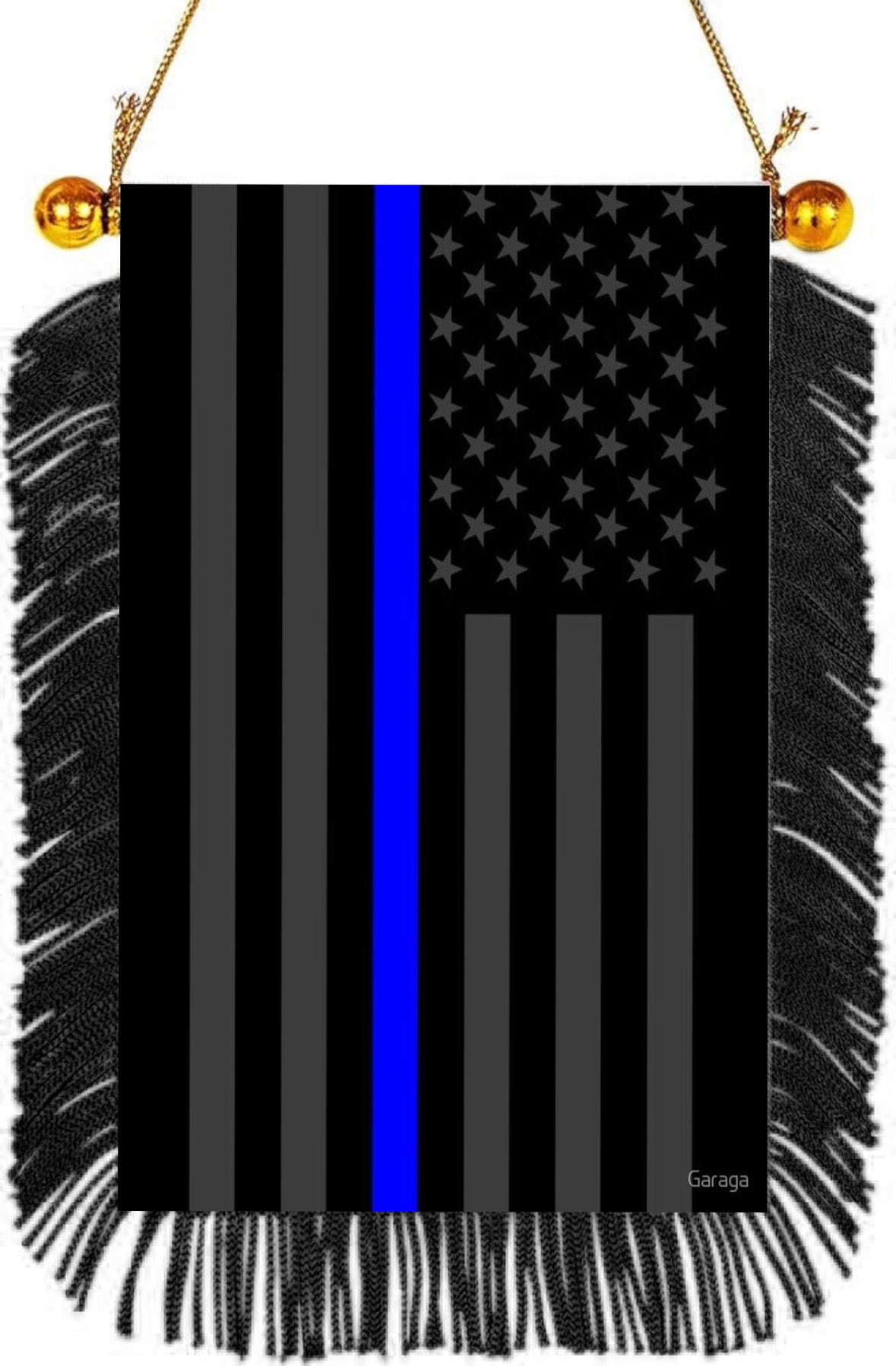 Blue Lives Matter Hanging Banner 4 x 6 inch
