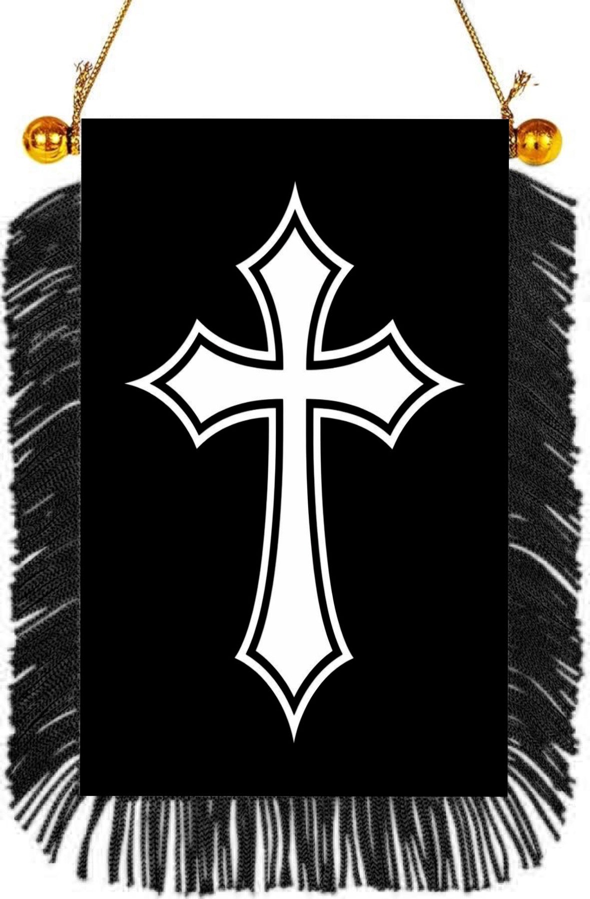 Cross Hanging Banner 4 x 6 inch