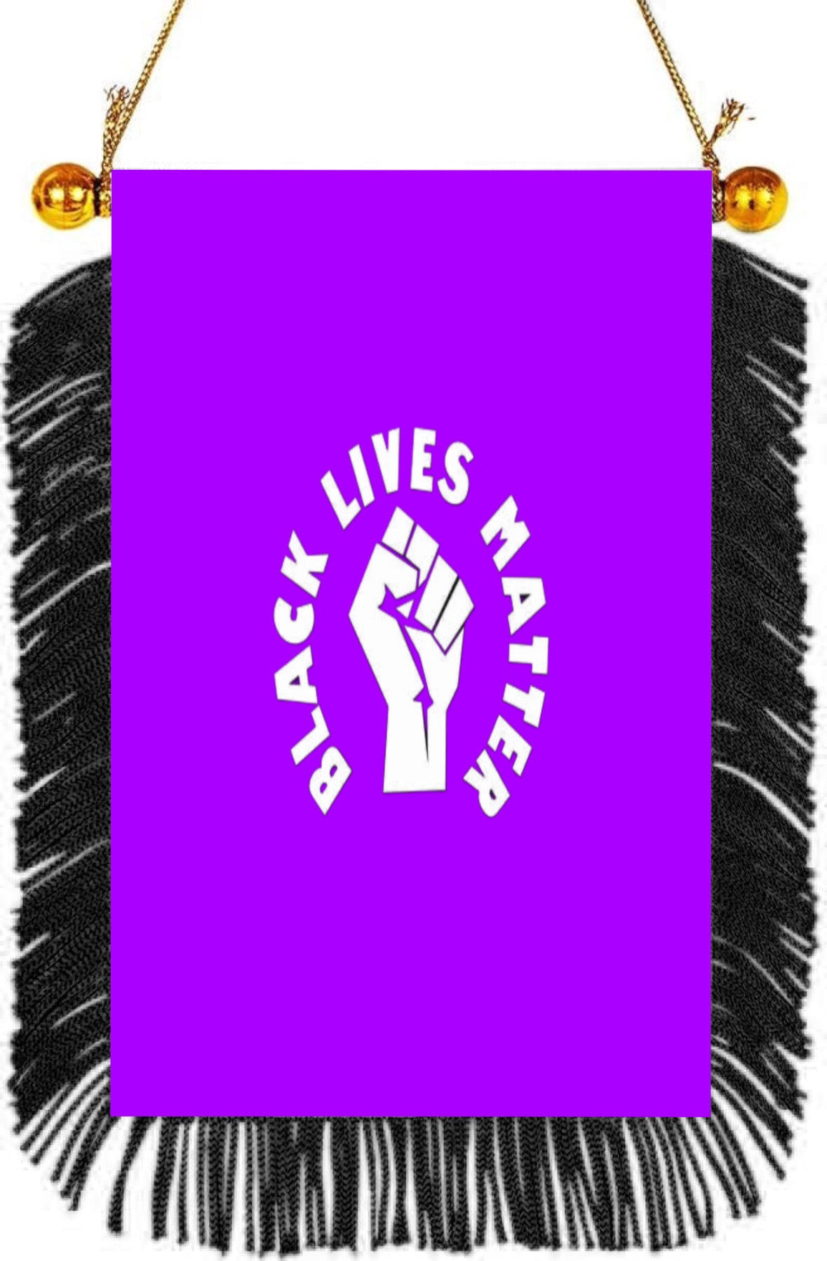 Black Lives Matter Hanging Banner 4 x 6 inch